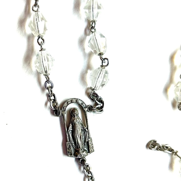 Miraculous Madonna rosary crystal and 925 silver - Picture 1 of 4